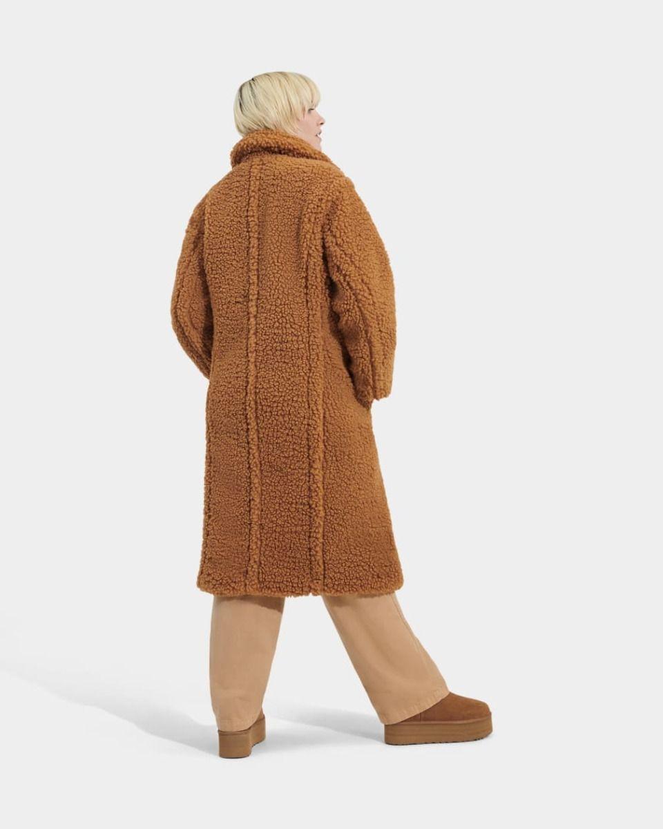 UGG  W GERTRUDE LONG TEDDY COAT-L 