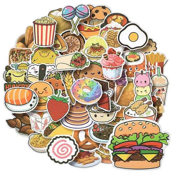 Image of Packung Aufkleber - Essen Packung Aufkleber - Essen