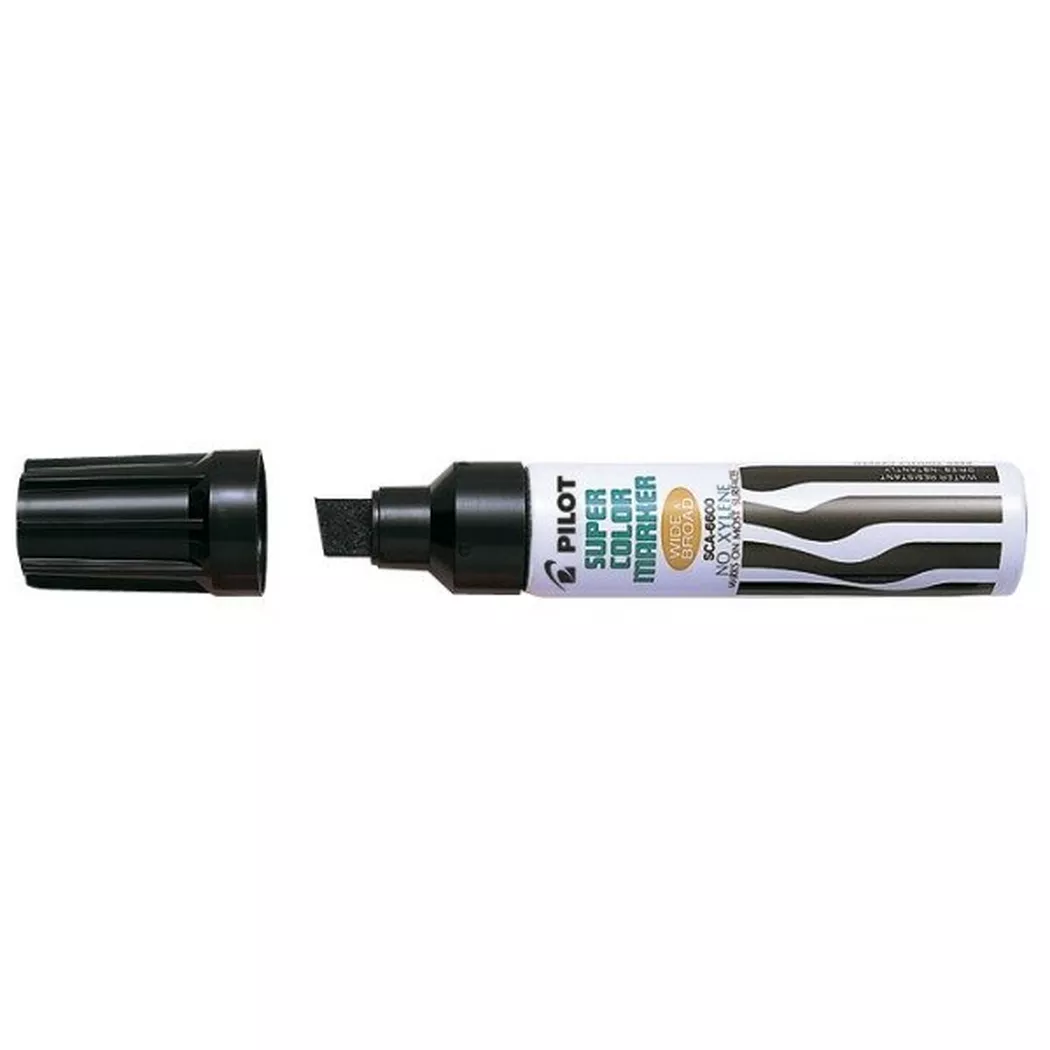 Pilot -  Super Marker 12,5mm SCA6600B schwarz, Noir