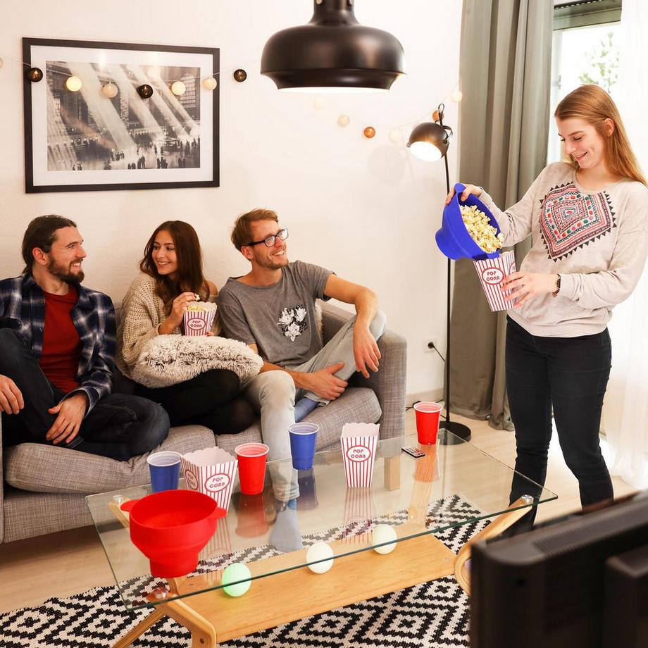 B2X  Popcorntüten, 72 Stück, rosa 