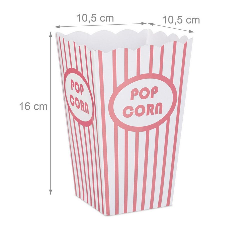 B2X  Popcorntüten, 72 Stück, rosa 