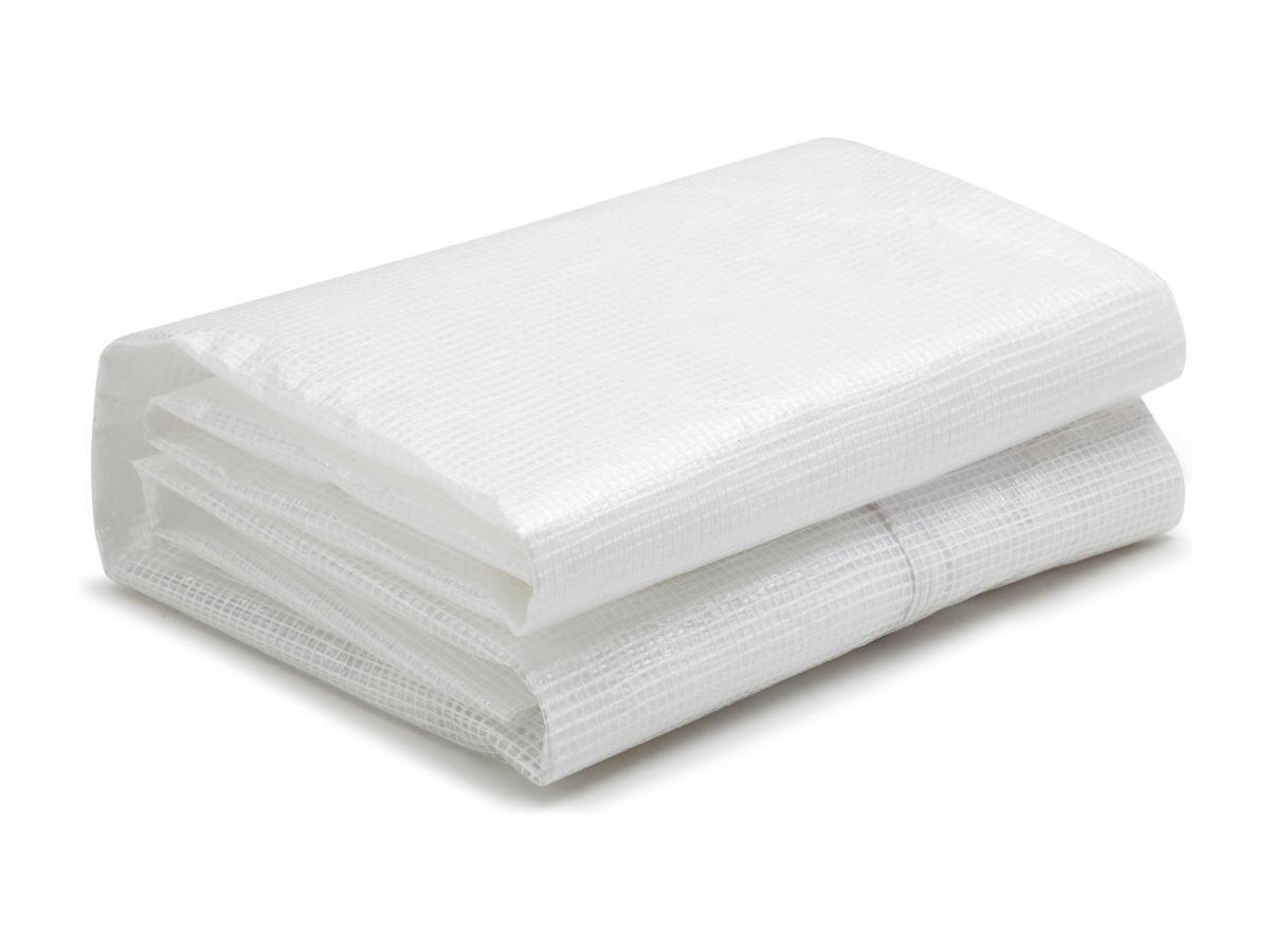 Vente-unique Ersatzabdeckung für Foliengewächshaus mit Tür - 12 m² - 300 x 400 x 200 cm - ALOCASIA  