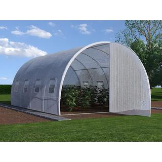 Vente-unique Ersatzabdeckung für Foliengewächshaus mit Tür - 12 m² - 300 x 400 x 200 cm - ALOCASIA  