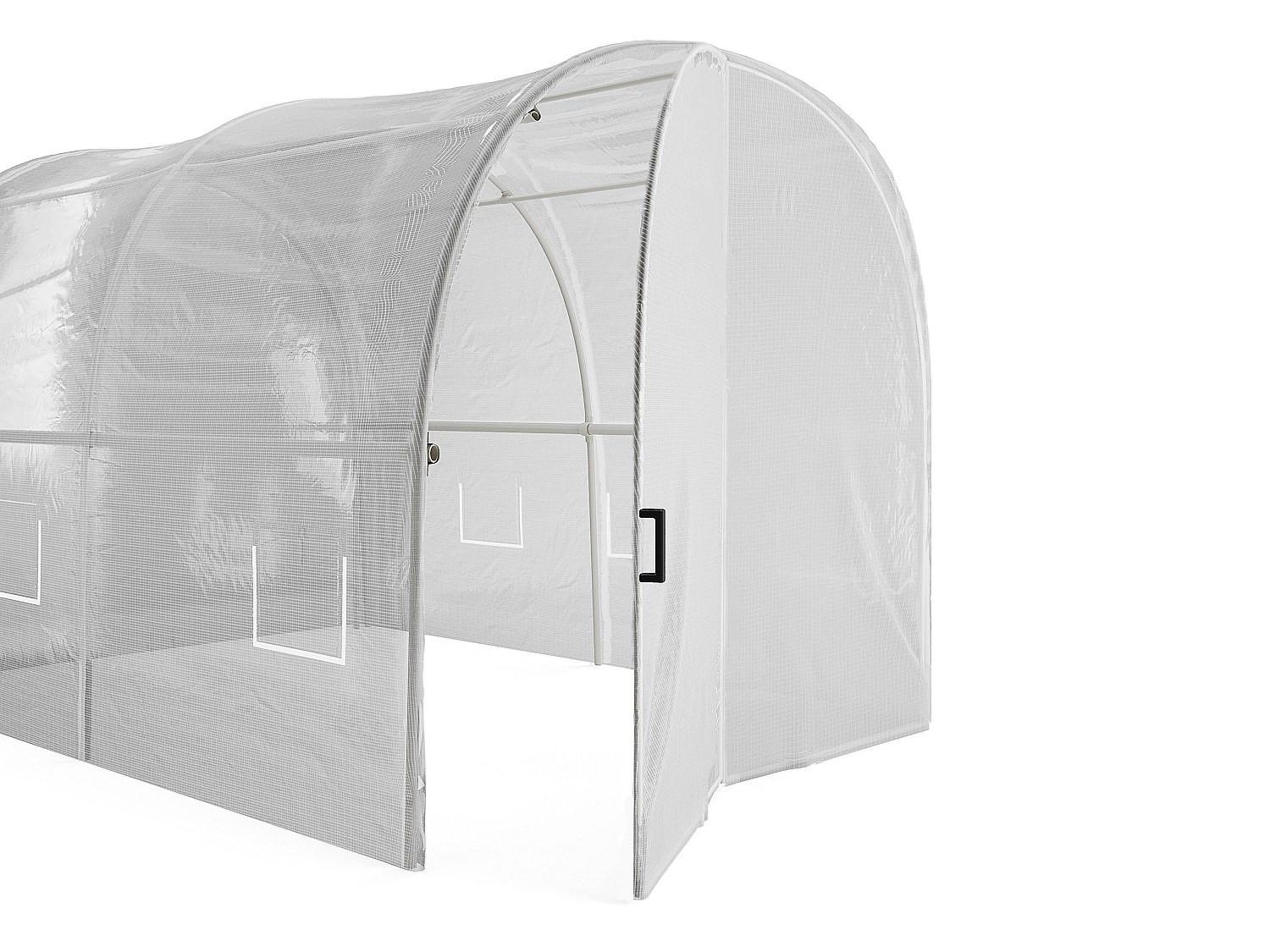 Vente-unique Ersatzabdeckung für Foliengewächshaus mit Tür - 12 m² - 300 x 400 x 200 cm - ALOCASIA  