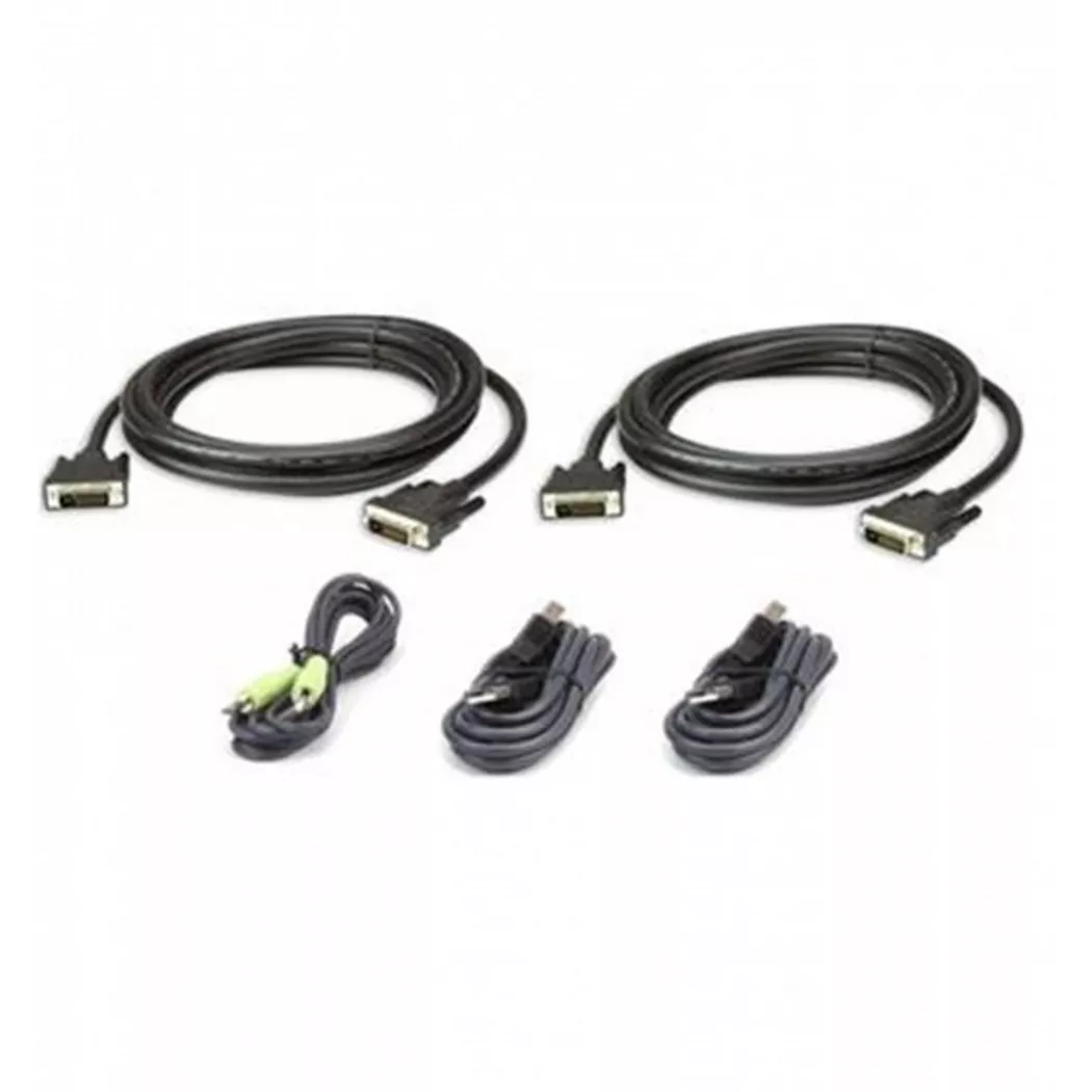ATEN - 2L-7D03UDX5 USB DVI-D Dual Link Secure KVM Kabel Set 3M