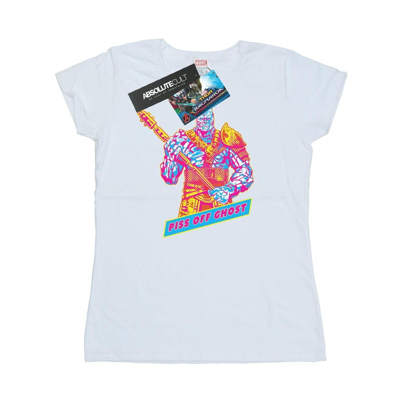 Image of Thor Ragnarok Korg's Ghost Tshirt Damen Weiss M