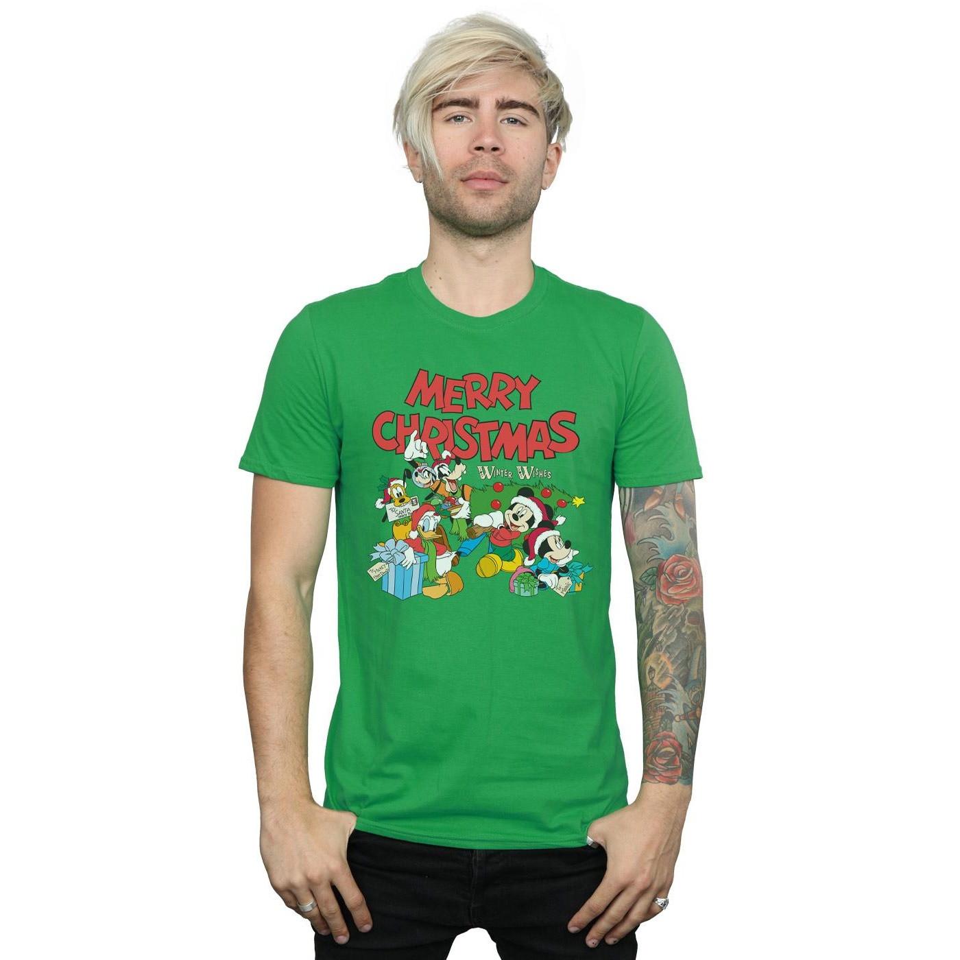 Disney  Mickey Mouse And FriendsWinter Wishes TShirt 