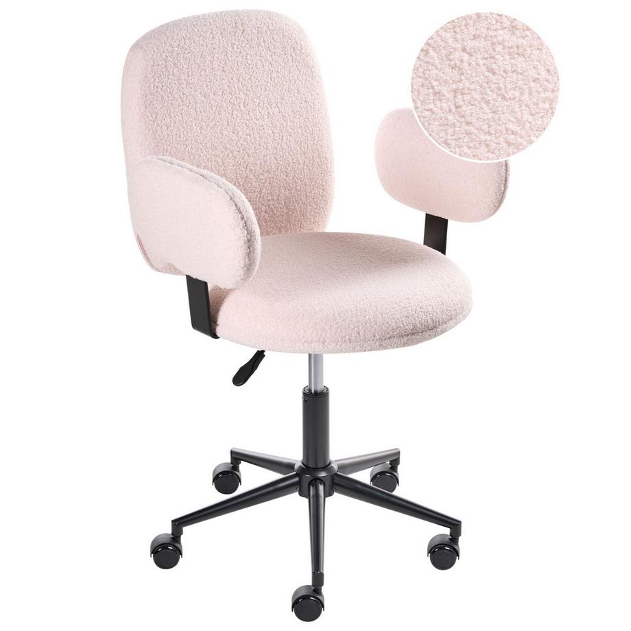 Chaise de bureau en Bouclé  MORAGA
