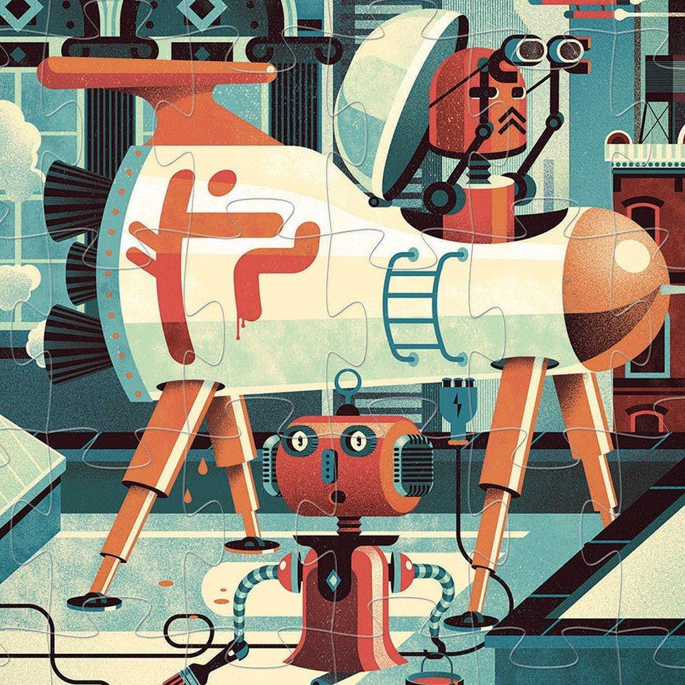 Image of Puzzel Bob De Robot (36 stukjes)