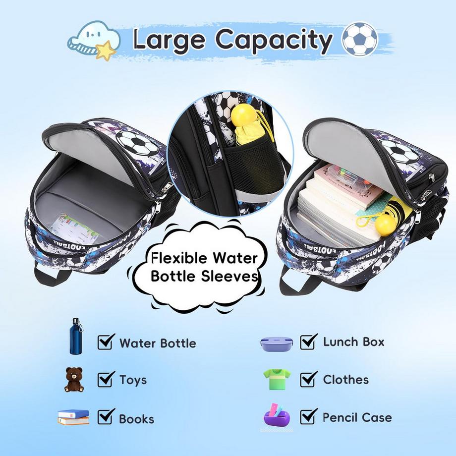 Only-bags.store  Sac à dos scolaire,Sac à dos pour enfants avec sangle de poitrine,Sac à dos d'école primaire de grande capacité 