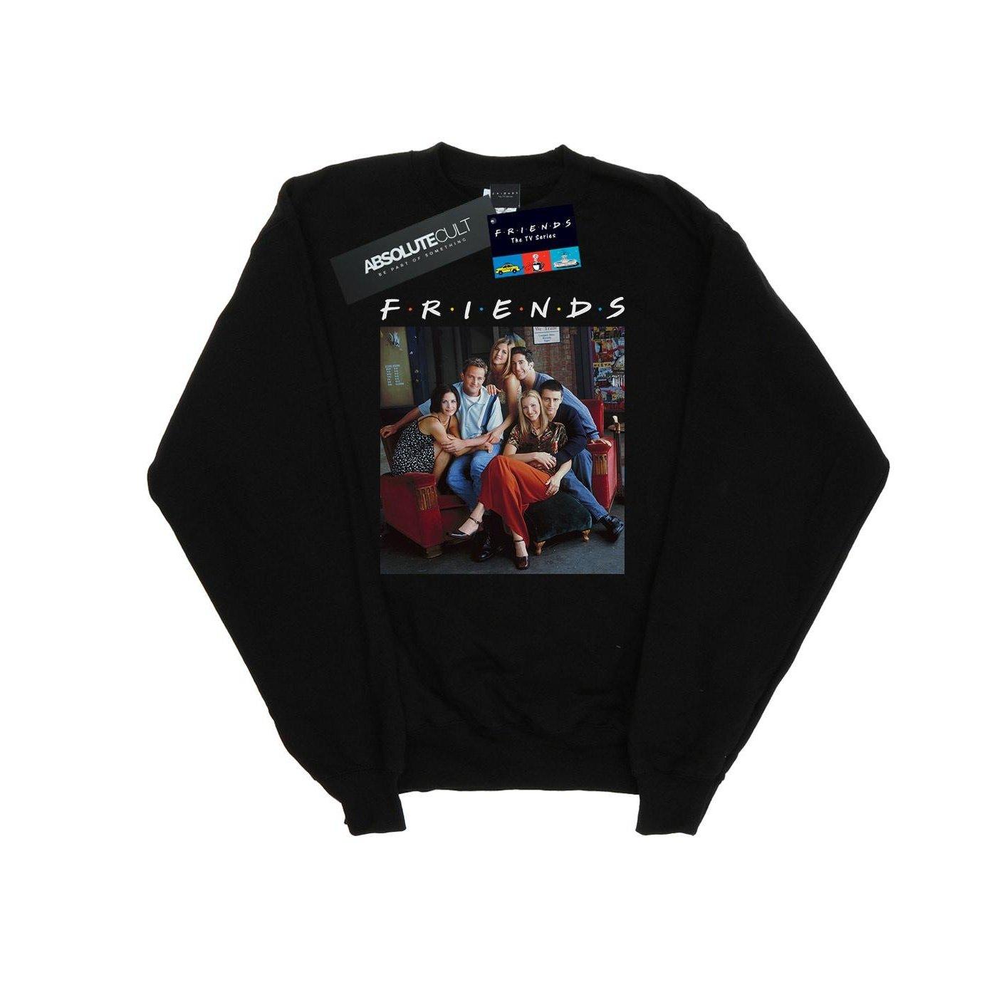 Image of Group Photo Couch Sweatshirt Mädchen Schwarz 116