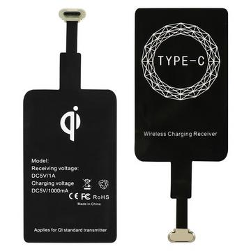 Pack Chargeur QI + Nappe USB Type C Noir
