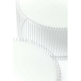 KARE Design Couchtisch Wire White (2/Set)  