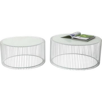 Table basse Wire White (2/set)