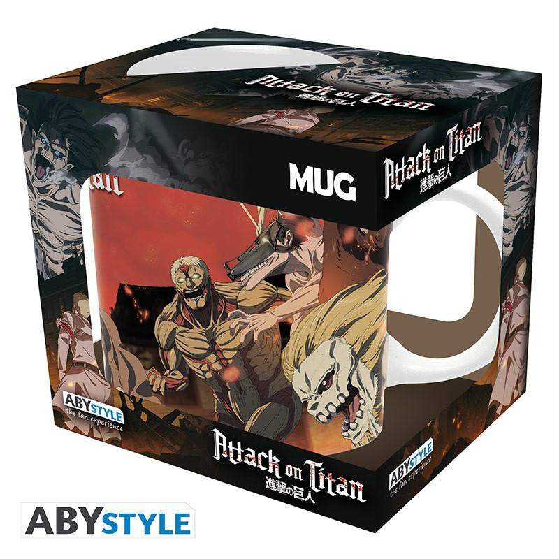 Abystyle Mug - Subli - L'Attaque des Titans - Scène de bataille  