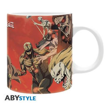 Mug - Subli - L'Attaque des Titans - Scène de bataille