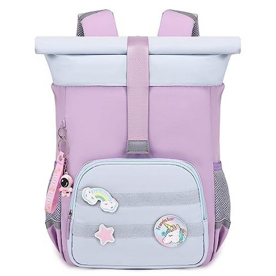 Only-bags.store  Sac à dos Rolltop Sac à dos de Maternelle pour Enfants Sac à dos d'école de Petite capacité Extensible 