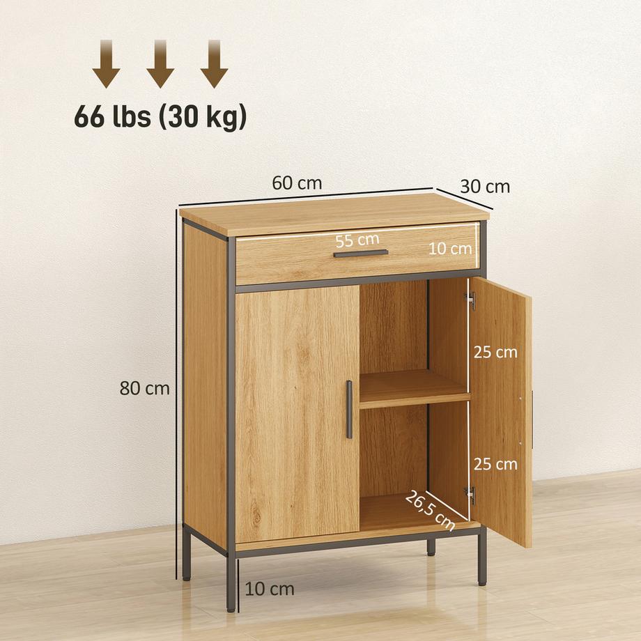 HOMCOM armoire de toilette  