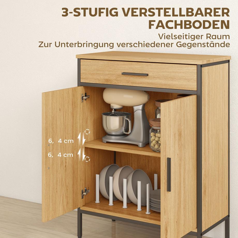 HOMCOM armoire de toilette  