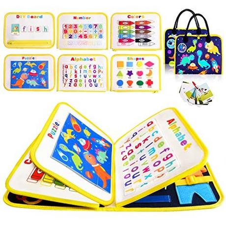 Activity-board  Beschäftigungstafel 5-Schichten, Aktivitätstafel Dinosaurier 