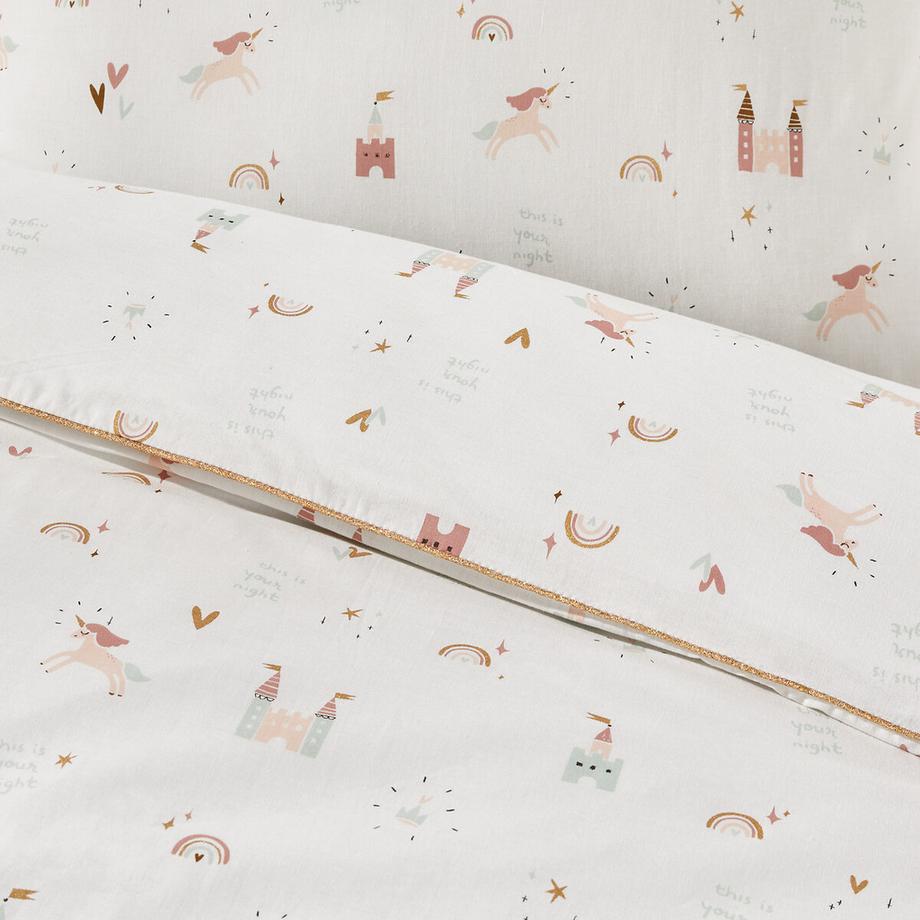 La Redoute Intérieurs Lenzuolo con angoli per bambini Castello Unicorno  