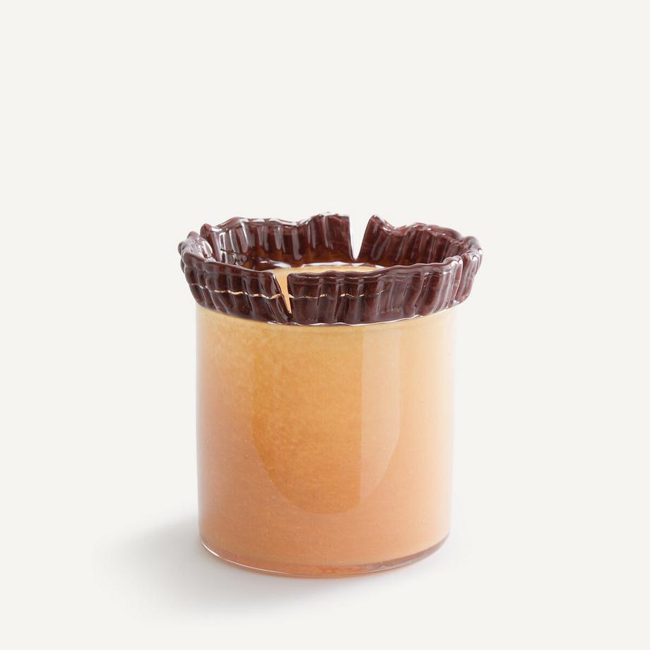 Glasvase Eloria mit dem Meissel geschnitten