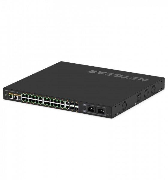 NETGEAR  PoE++ Switch AV Line M4250-26G4F-PoE++ 28 Port (26 Ports) 