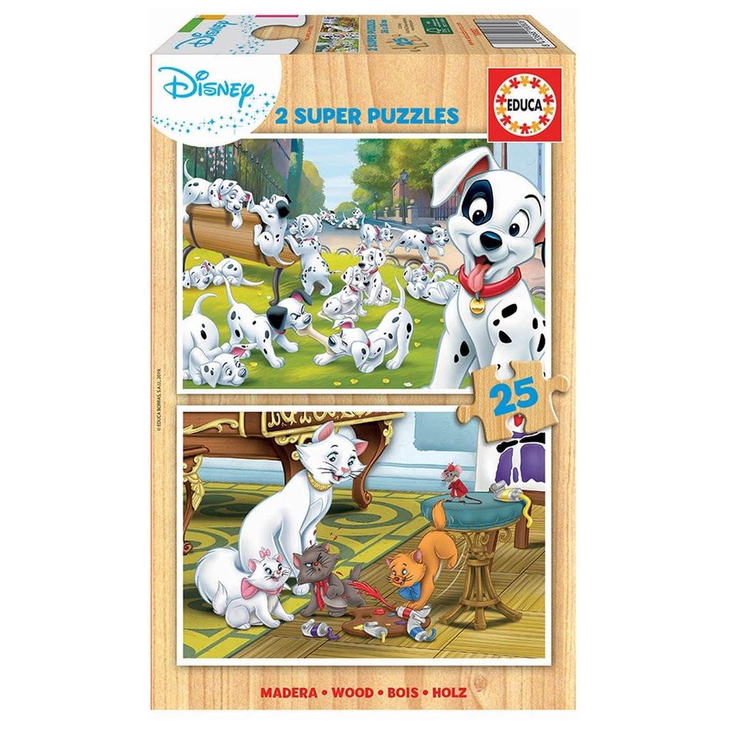 Image of Puzzle Dalmatians & Aristocats (2x25)