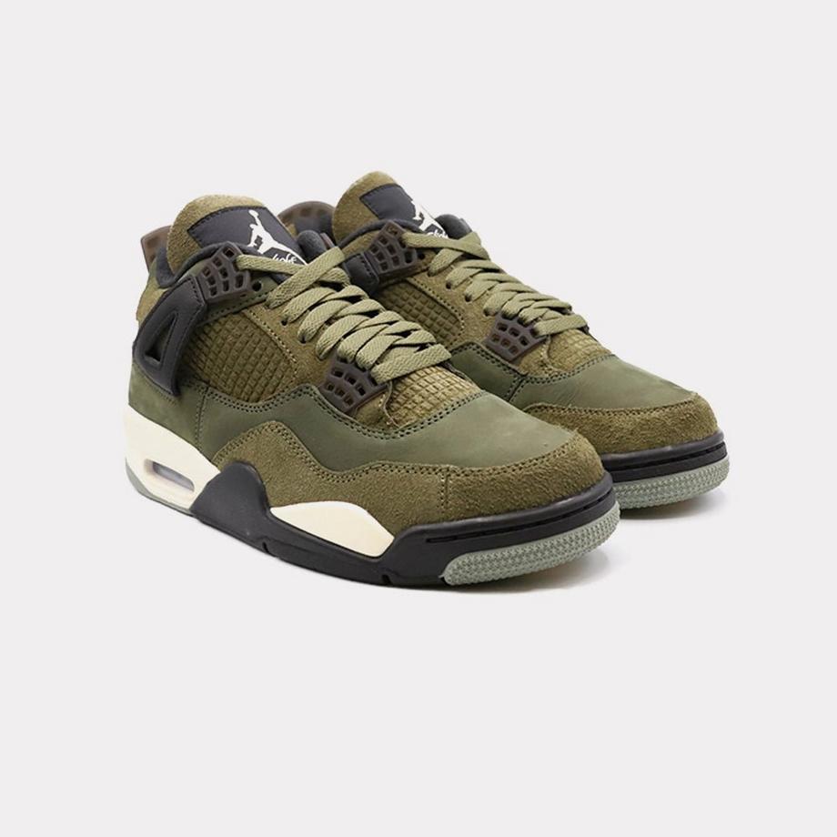 NIKE Air Jordan 4 Military Black Sneakers  