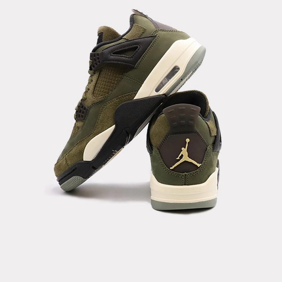NIKE Air Jordan 4 Military Black Sneakers  