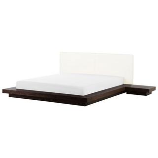 Beliani Bett mit Lattenrost aus MDF-Platte Modern ZEN  