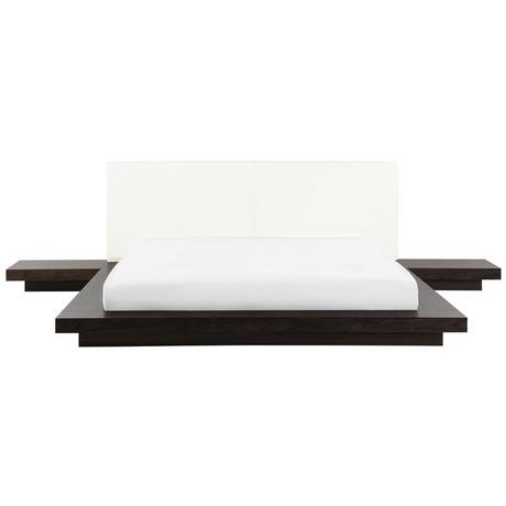 Beliani Bett mit Lattenrost aus MDF-Platte Modern ZEN  