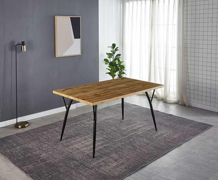 mutoni Tavolo da pranzo con decoro rovere naturale 150x90  