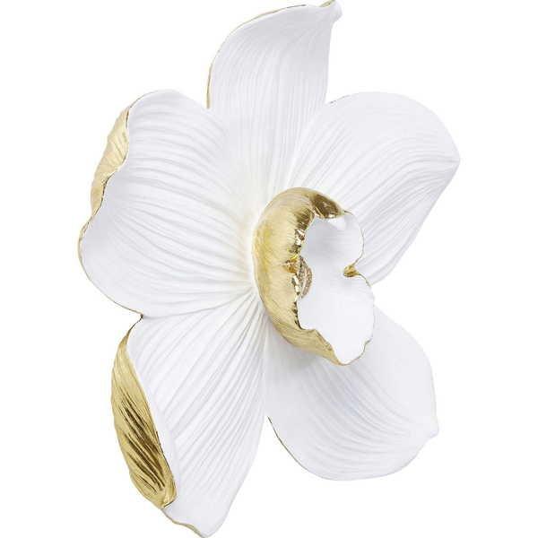 KARE Design Décoration Murale Orchidée Blanche 54cm  