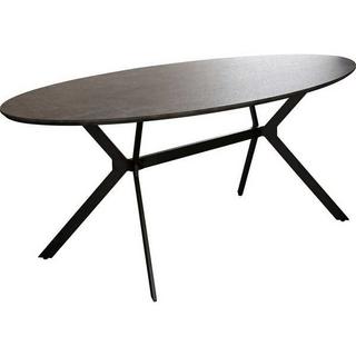 mutoni Table à manger ovale décor béton 3D 240  