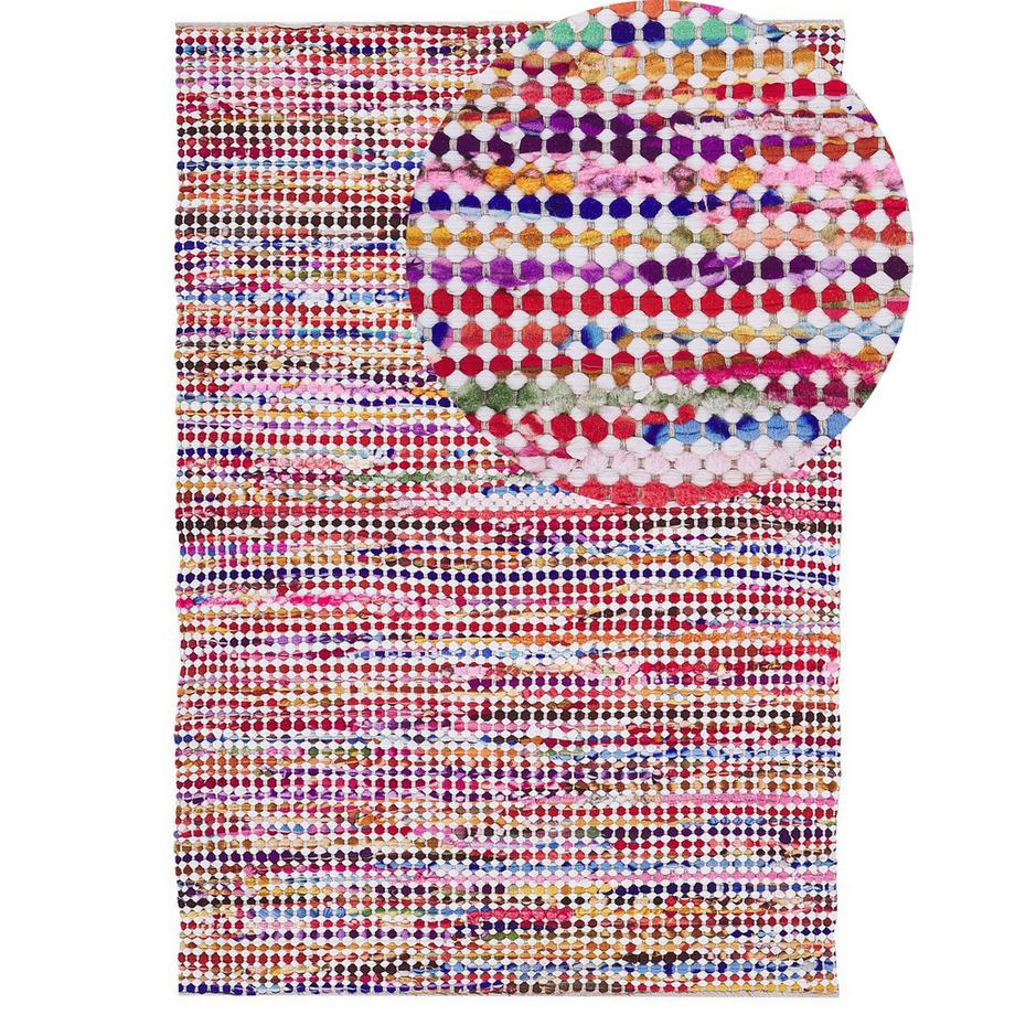 Beliani Tapis en Polyester Boho BELEN  