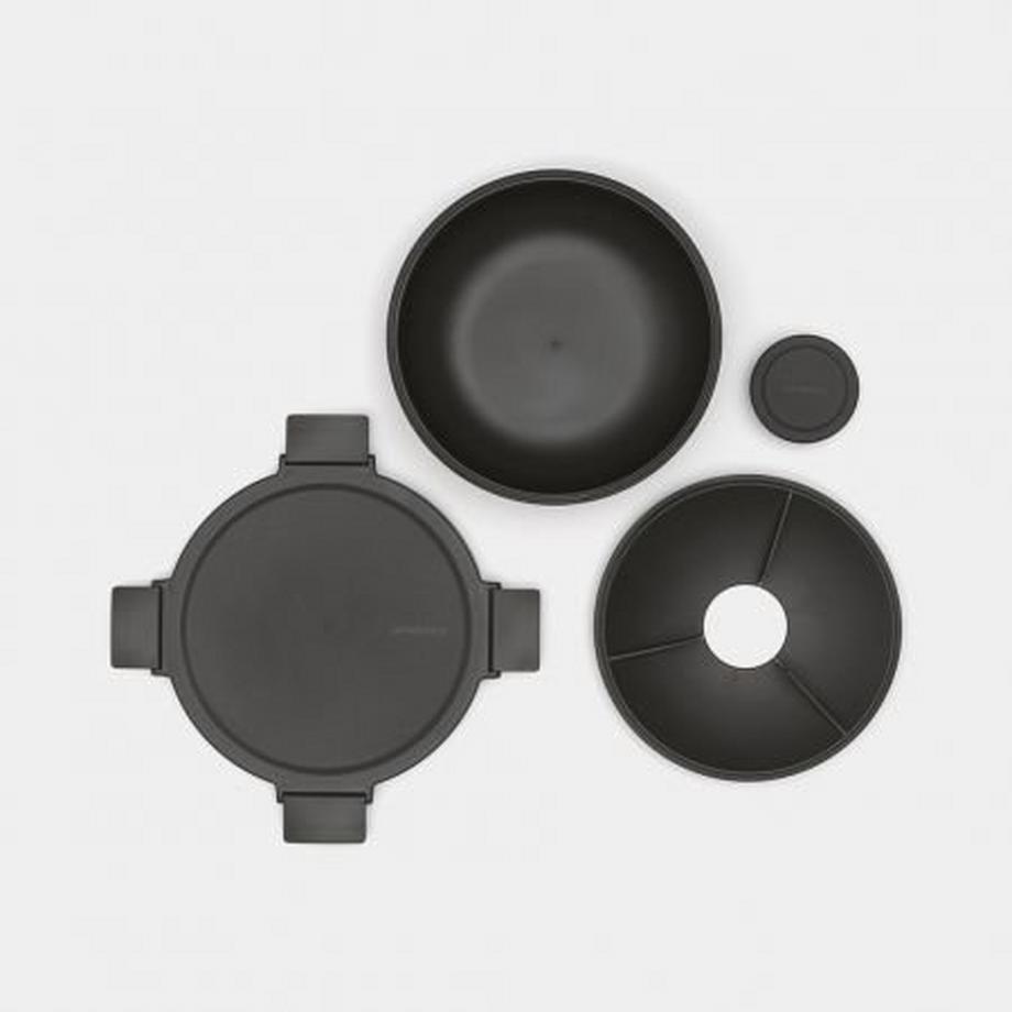 brabantia  Salatbehälter Make & Take Dunkelgrau 