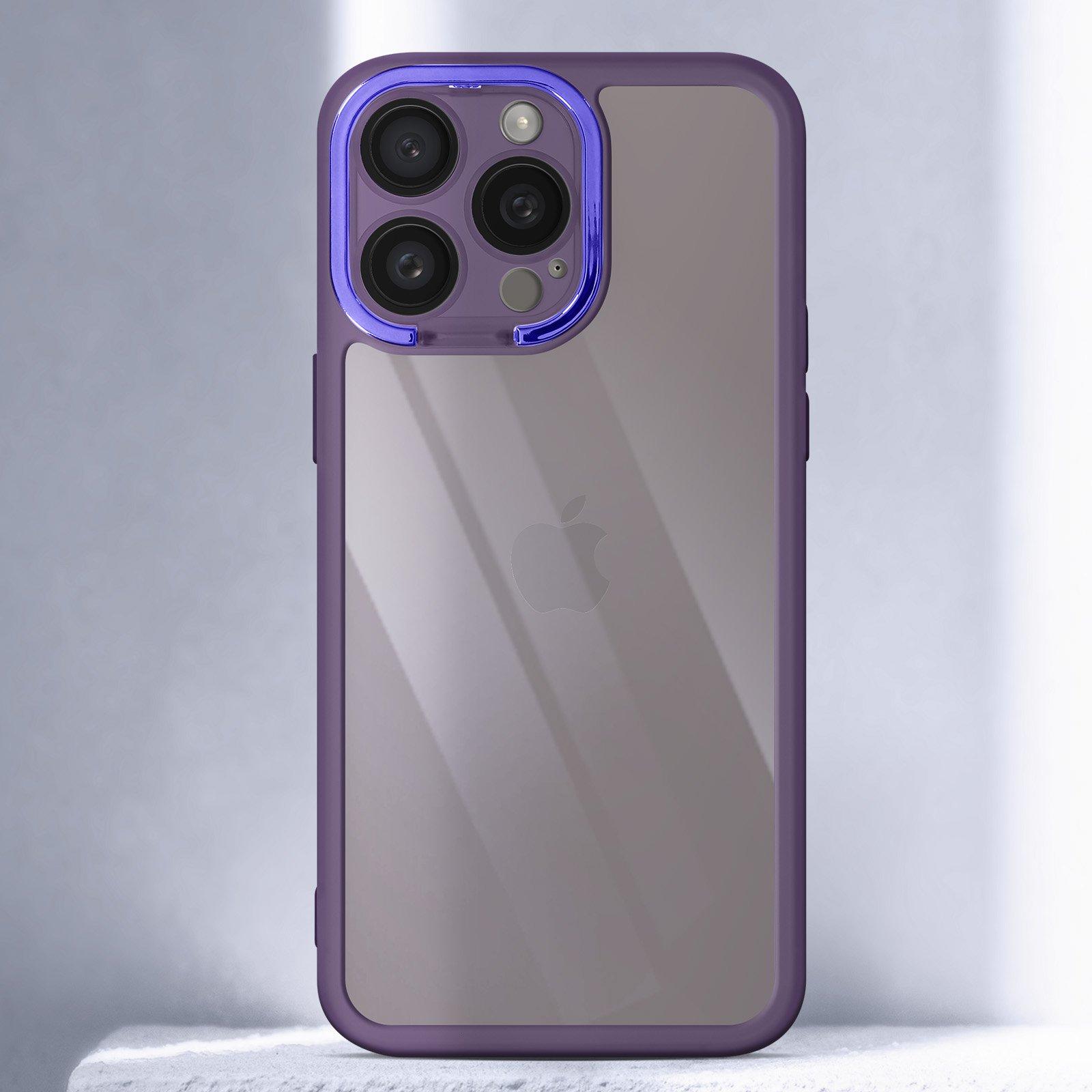 Avizar  Coque Support iPhone 15 Pro Max Violet 