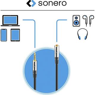 sonero  Audio-Kabel 3.5 mm Klinke - 3.5 mm Klinke 1.5 m 