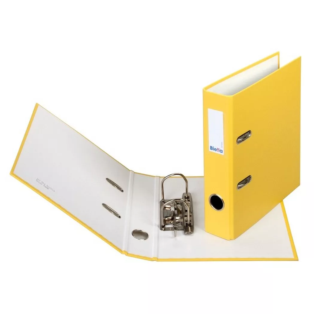 Biella – Ordner 4cm 10750420 gelb A5, 21cm