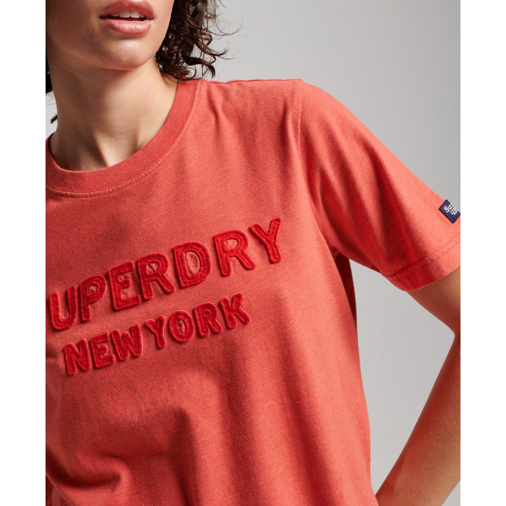 Superdry  t-hirt mit motiv uperdry vintage tack 