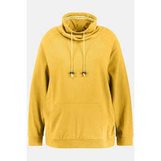 Ulla Popken  Bellieva-Sweatshirt, elastische Seitennähte, Langarm 