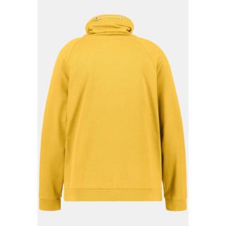 Ulla Popken  Bellieva-Sweatshirt, elastische Seitennähte, Langarm 