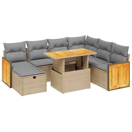 VidaXL Garten sofagarnitur poly-rattan  