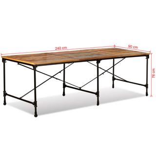 VidaXL Table à manger bois  