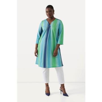 Slinky-Longshirt, Piqué, Tunika-Ausschnitt, 3/4-Arm