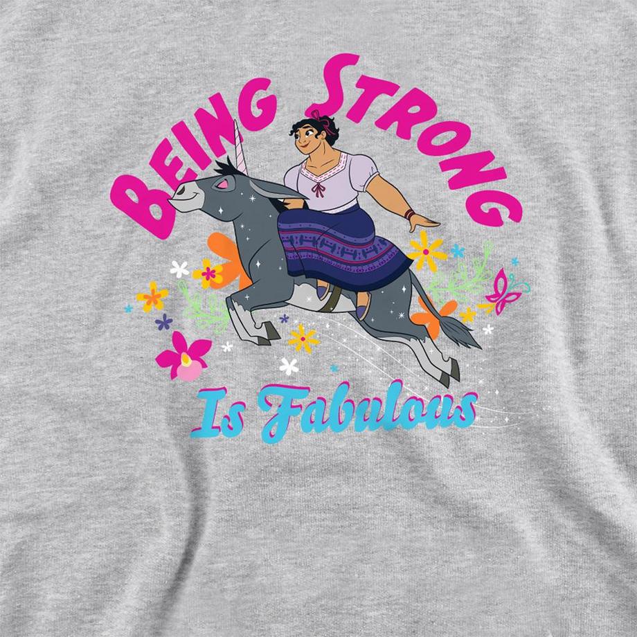 Encanto  Sweat À Capuche Motif Luisa Being Strong Is Fabulous 