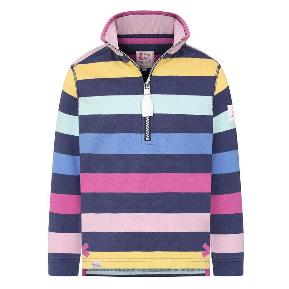 Sweatshirt  ,  mit kurzem Reißverschluss