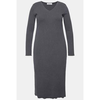 Studio Untold Robe tube Coupe Slim Shape Jersey Bord-côte  