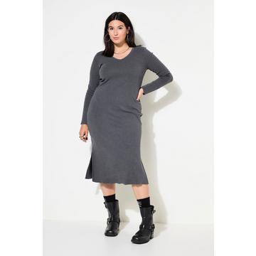 Schlauchkleid, Slim Shape, Rippjersey